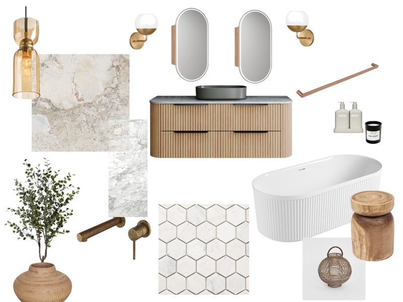 bathroom Interior Design Mood Board by carolynporteous