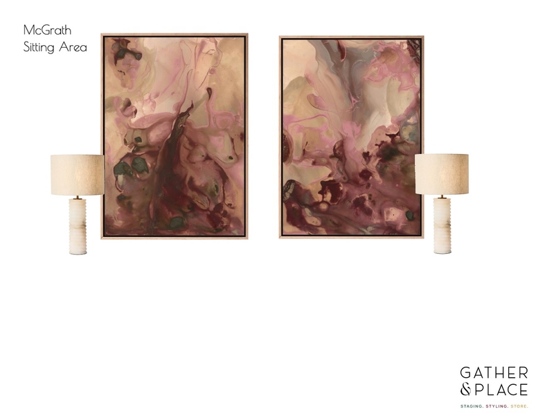 McGrath Sitting Area Interior Design Mood Board by Gather & Place