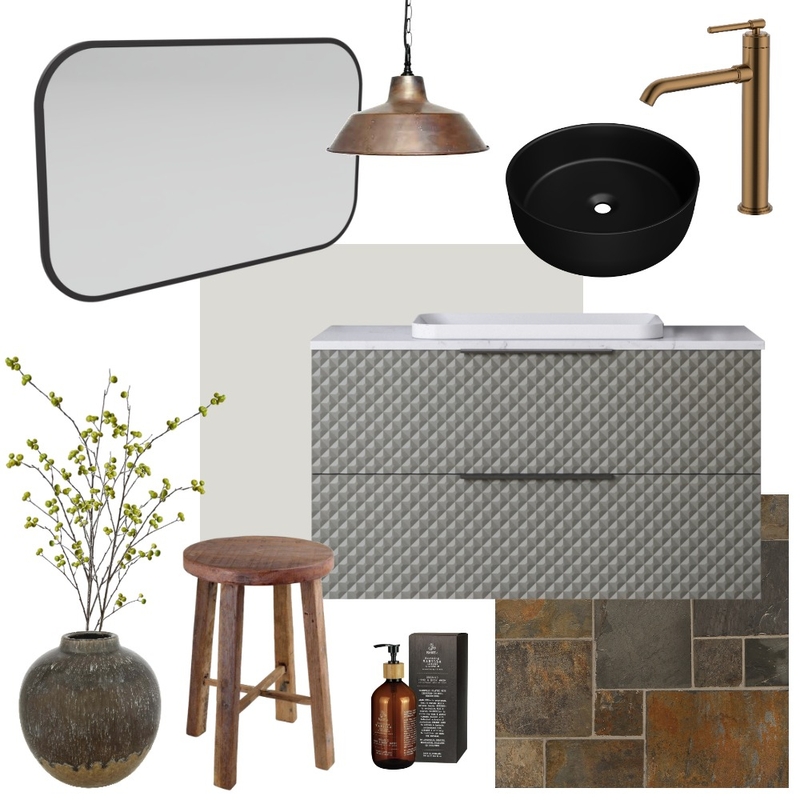 Industrial Earth | Henley with Jazz Arch Frame Mirror Interior Design Mood Board by Timberline Industrial Earth | Henley with Jazz Arch Frame Mirror Interior Design Mood Board by Timberline