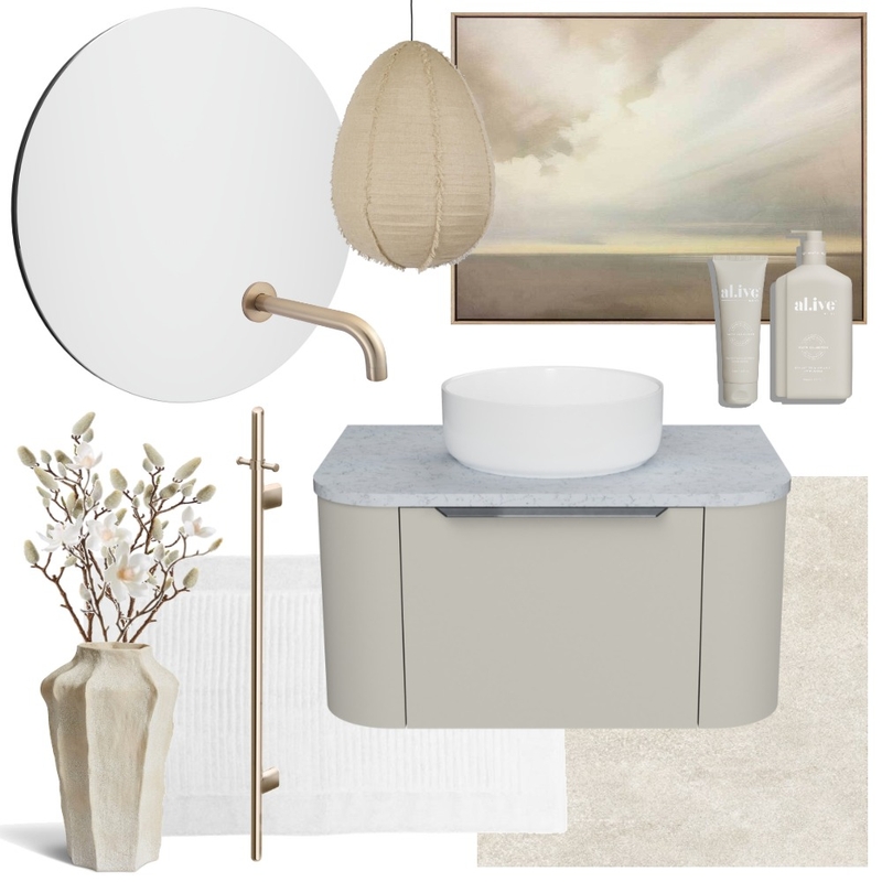 Scandi Muse | Santos with Oxford Mirror Interior Design Mood Board by Timberline