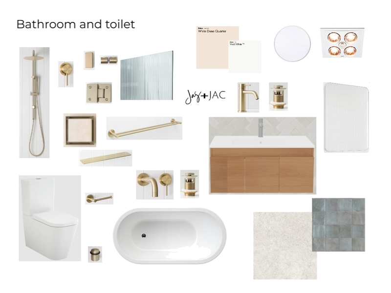 Woodlands Bathroom & Toilet Interior Design Mood Board by Jas and Jac