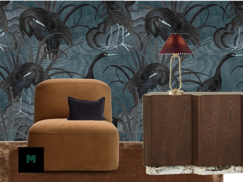 Moodboard Powder room mine Interior Design Mood Board by Pauline Buchanan