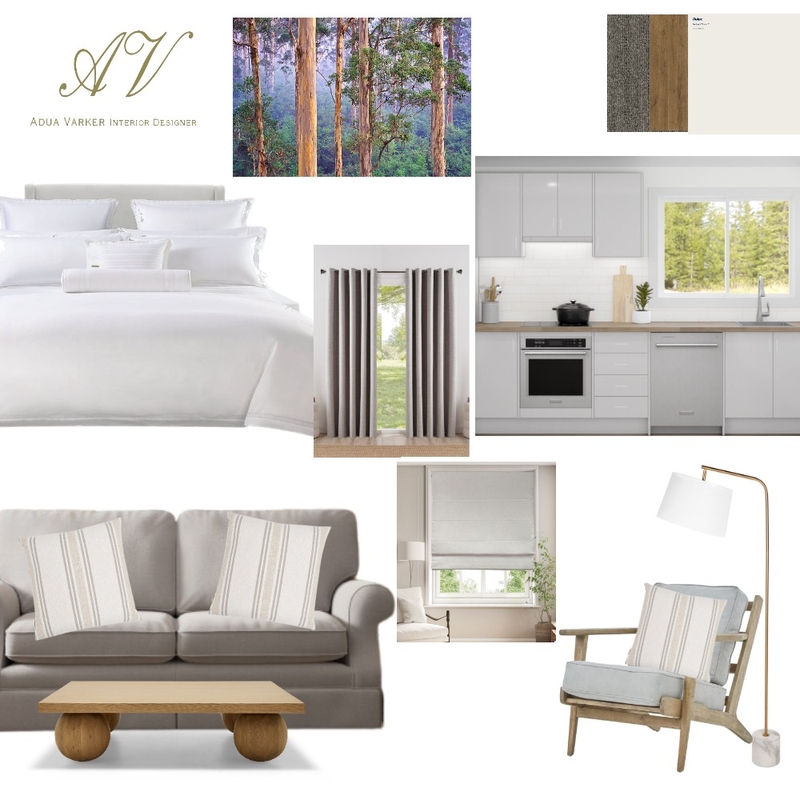 Pemberton Forrest Retreat Interior Design Mood Board by Adua