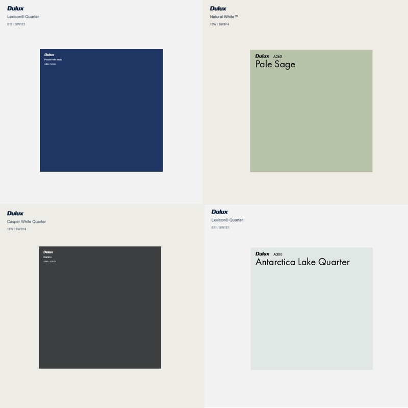 Coastal/Hamptons colours Interior Design Mood Board by Breallan
