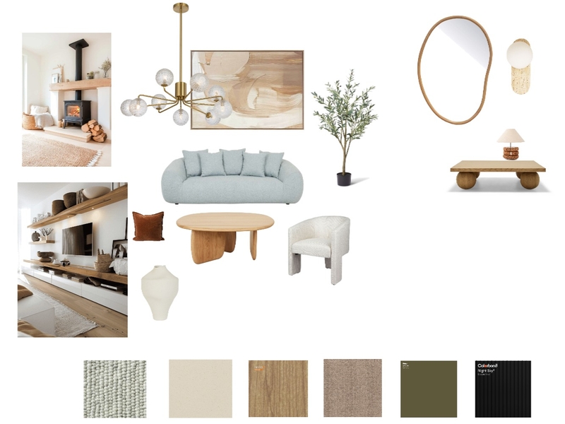PRESENTACIÓN DE PROPUESTAS AL CLIENTE: living Interior Design Mood Board by Natsfe PRESENTACIÓN DE PROPUESTAS AL CLIENTE: living Interior Design Mood Board by Natsfe