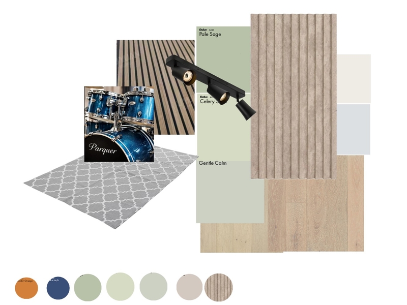 Facu sala de grabación ARRIBA Interior Design Mood Board by gabybeck@gmail.com