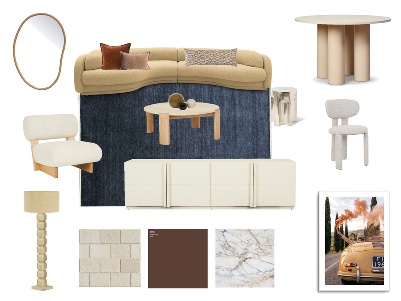 Down in the Blu's Interior Design Mood Board by loganjones