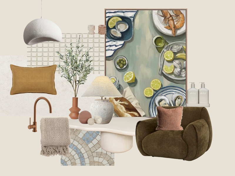 Mediterranean Sample Board Interior Design Mood Board by ncherry@westnet.com.au Mediterranean Sample Board Interior Design Mood Board by ncherry@westnet.com.au