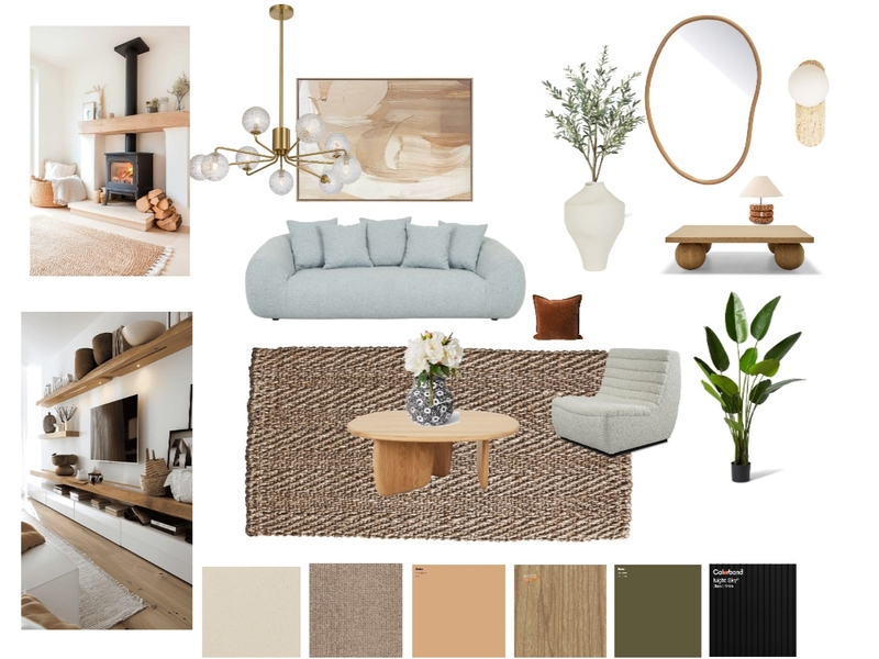 PRESENTACIÓN DE PROPUESTAS AL CLIENTE: living Interior Design Mood Board by Natsfe PRESENTACIÓN DE PROPUESTAS AL CLIENTE: living Interior Design Mood Board by Natsfe