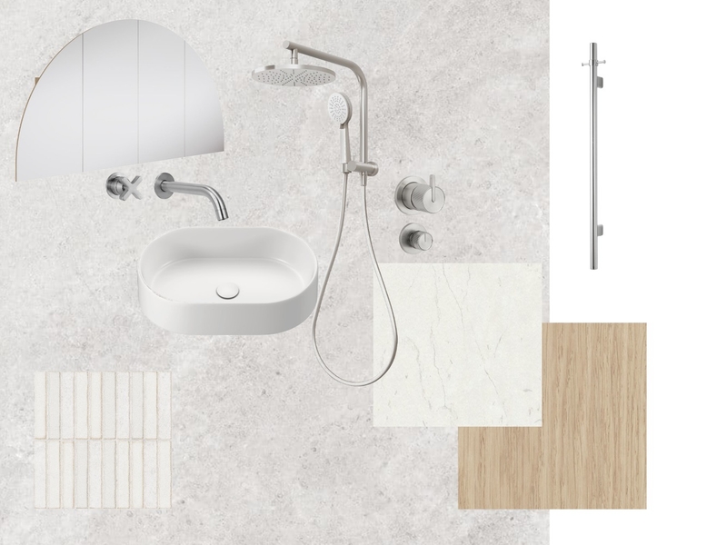 Ensuite Interior Design Mood Board by gteather