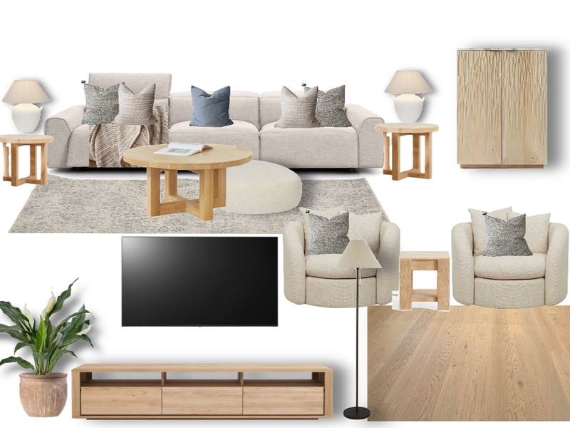 Project Sutton living Interior Design Mood Board by Manea Interior Design & Styling