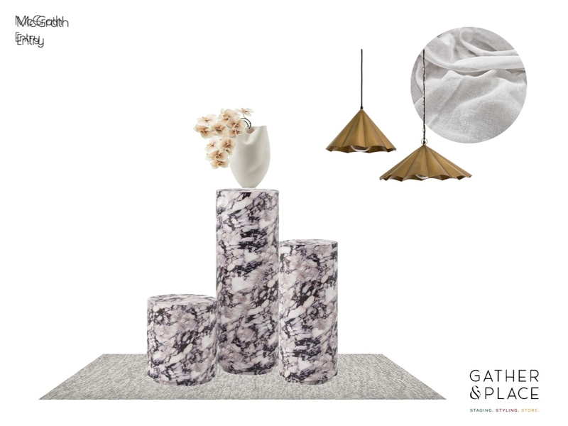 McGrath Entry Interior Design Mood Board by Gather & Place