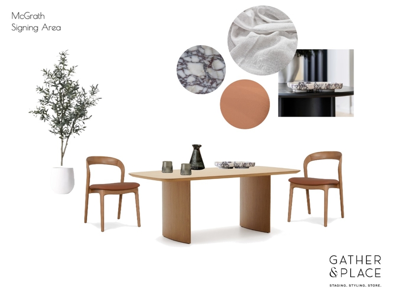 McGrath Sitting Area Interior Design Mood Board by Gather & Place