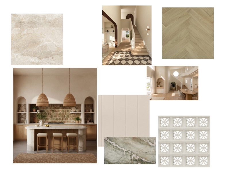 Gordon Street Kitchen and Living Interior Design Mood Board by kittyspry@yahoo.com.au