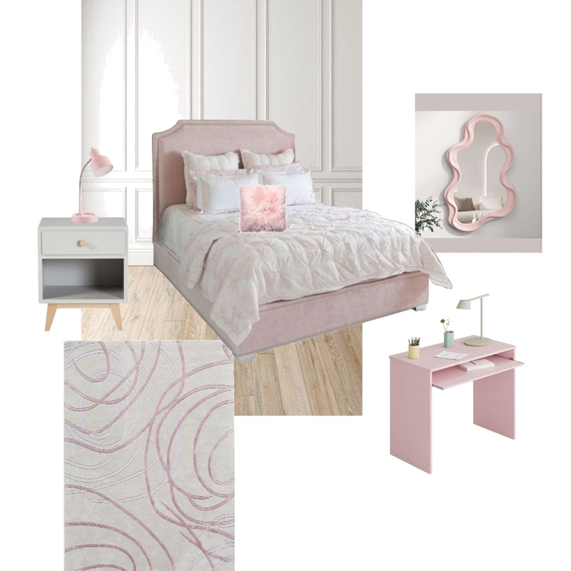 Dormitorio niña Interior Design Mood Board by LB