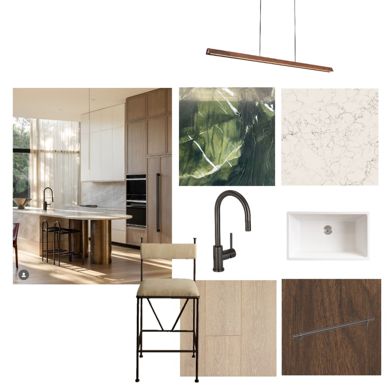 Bath St Kitchen - Concept Board Interior Design Mood Board by First Page Design