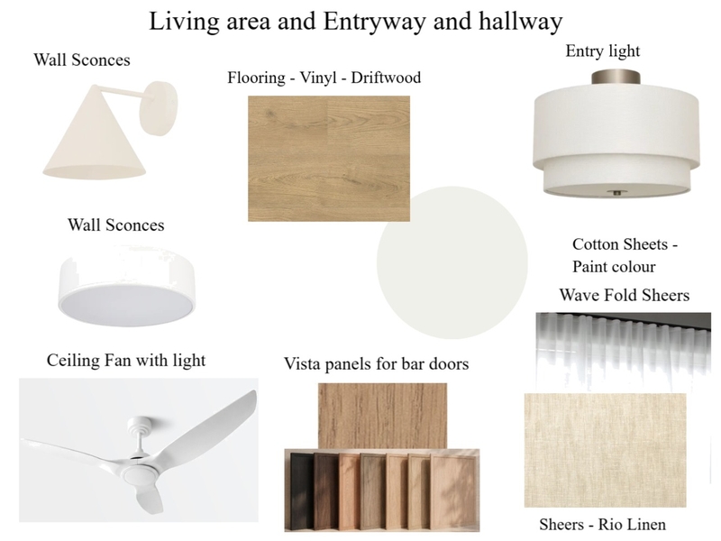 Living Room Interior Design Mood Board by Coastal Design and Renovations