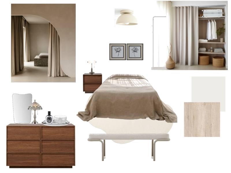 leanyer budget no demo bedrooms Interior Design Mood Board by Sonya Ditto