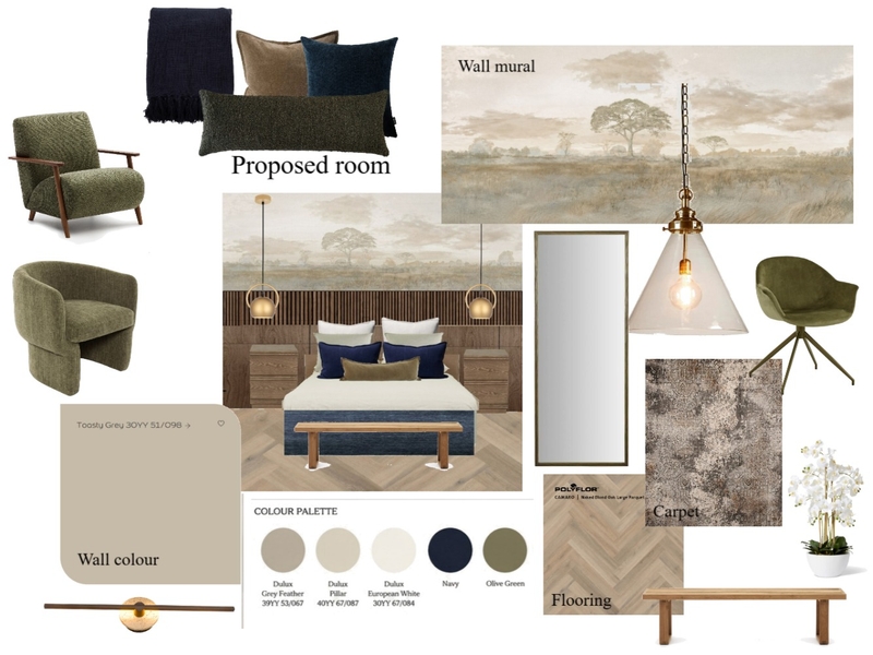 Gastehuis moodboard Interior Design Mood Board by ankegrey87