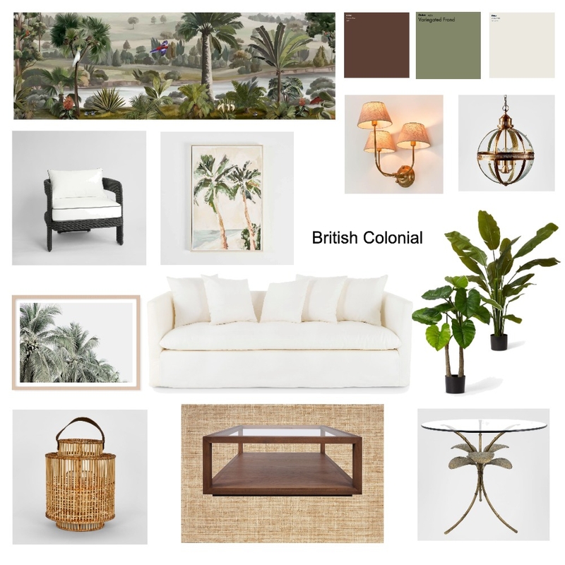 British colonial living room Interior Design Mood Board by allisonkanti1@gmail.com British colonial living room Interior Design Mood Board by allisonkanti1@gmail.com
