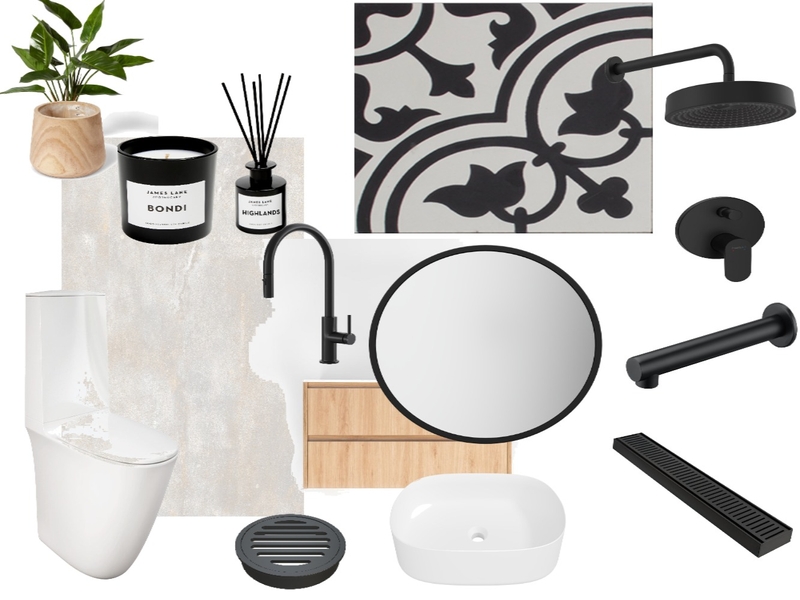 BAÑO Interior Design Mood Board by Ayelen BAÑO Interior Design Mood Board by Ayelen