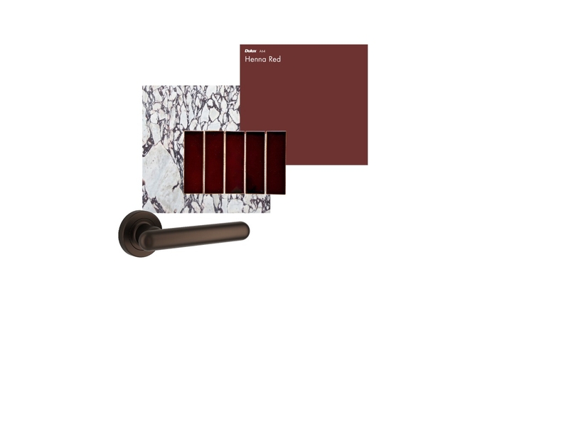 Powder Room Interior Design Mood Board by emmayoung