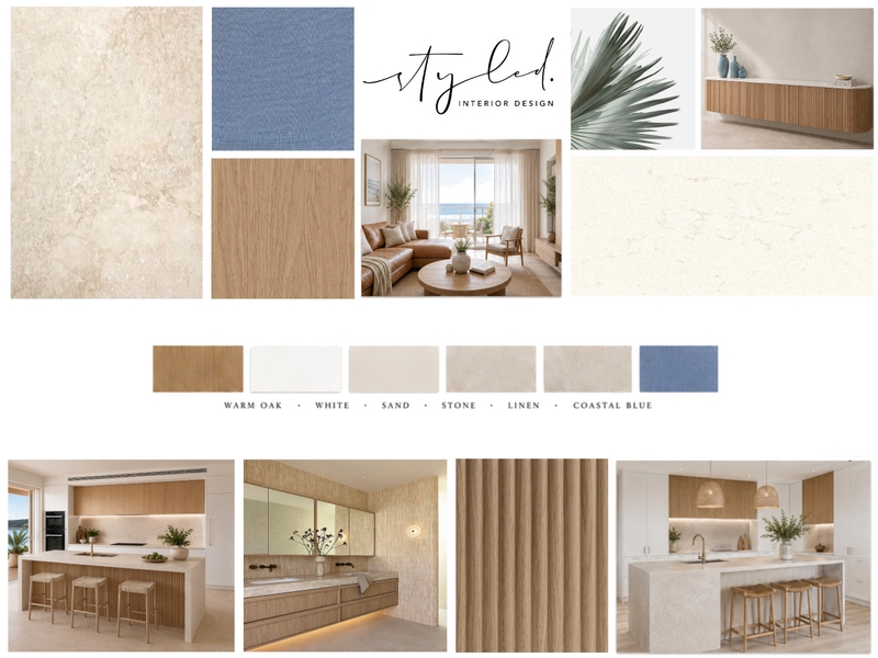 Ruth & David Mood Board Interior Design Mood Board by Styled Interior Design