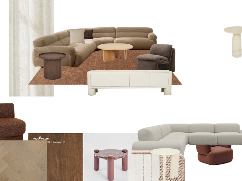 Living Room Interior Design Mood Board by emmayoung