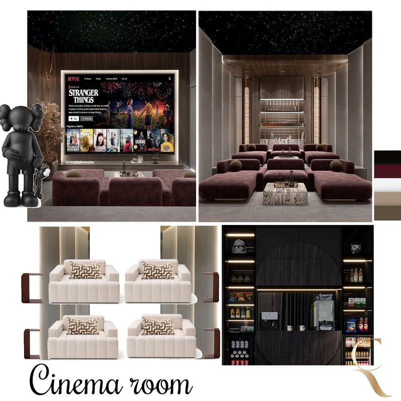 Harties cinema Interior Design Mood Board by dimakatso