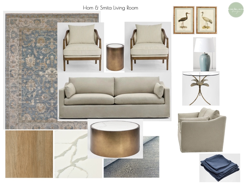 H P Version 2 Interior Design Mood Board by Kim Black Design