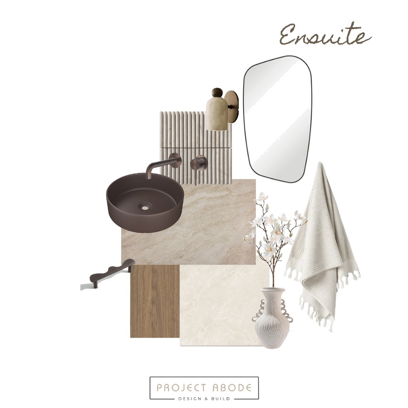 Ensuite - Brushed Bronze Interior Design Mood Board by Project Abode Ensuite - Brushed Bronze Interior Design Mood Board by Project Abode