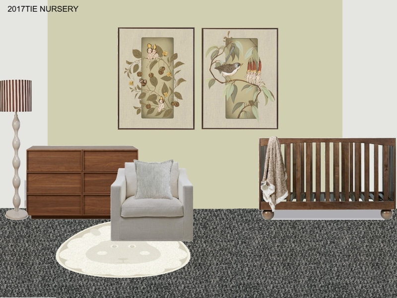 2017TIE NURSERY Interior Design Mood Board by Long Island Homes Pty Ltd