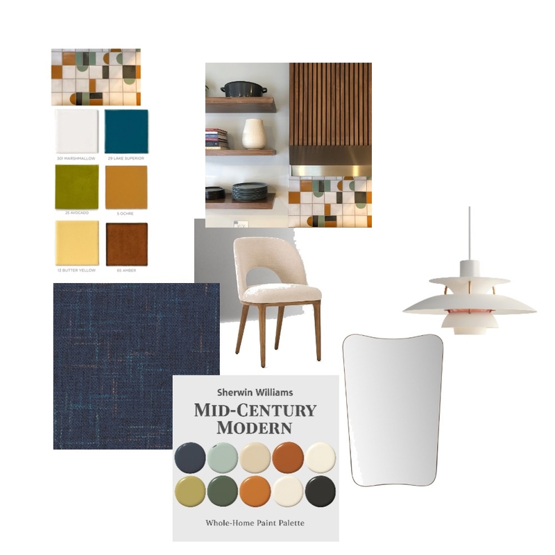 A2 MCM Interior Design Mood Board by csiegel@bogaerts.us