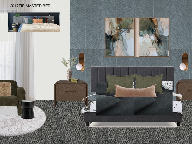 2017TIE MASTER BED 1 Interior Design Mood Board by Long Island Homes Pty Ltd 2017TIE MASTER BED 1 Interior Design Mood Board by Long Island Homes Pty Ltd