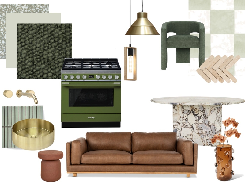 Green dream Interior Design Mood Board by Gigi27