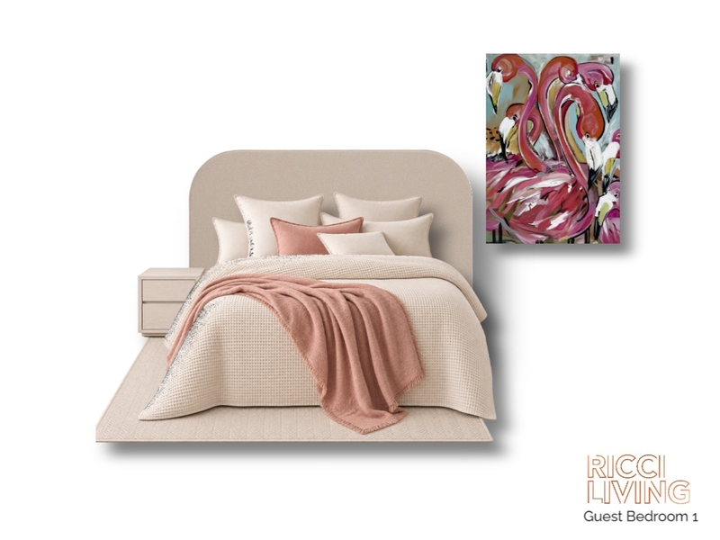 guest room 1 - maxi & brian Interior Design Mood Board by styledbyricci