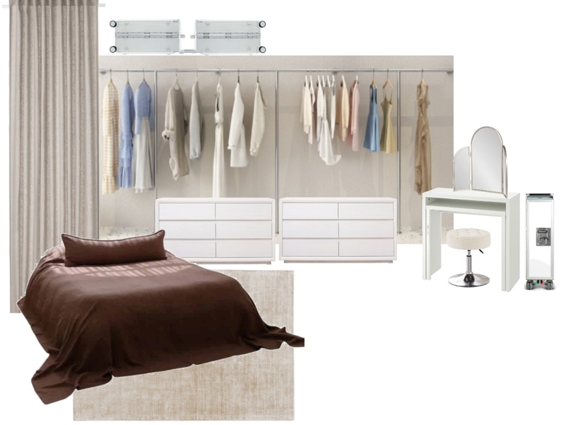 tiny home bedroom idea Interior Design Mood Board by Sonya Ditto