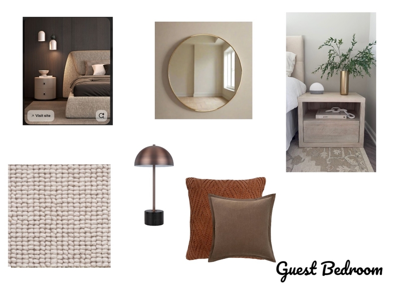 Mr. Dada (Bedroom 2) Interior Design Mood Board by Oeuvre designs