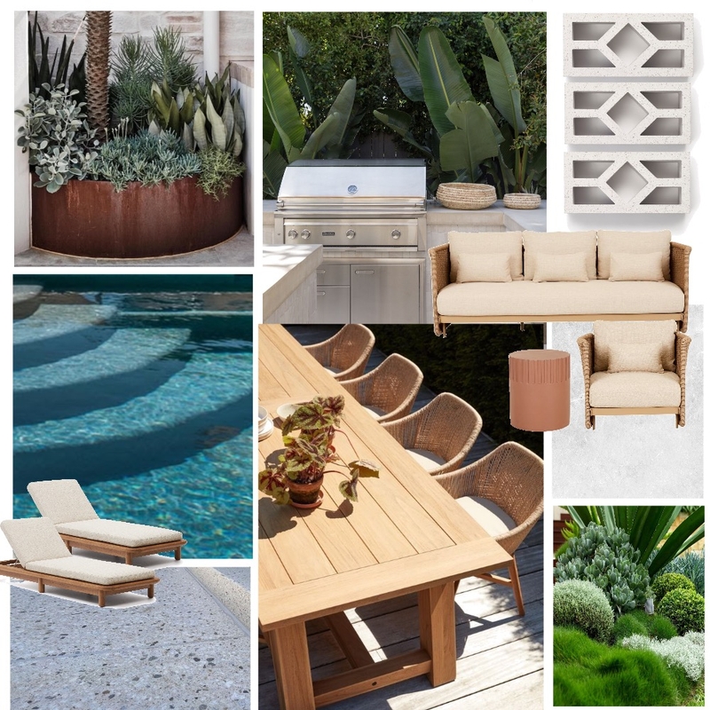 Floreat modern tropical Interior Design Mood Board by kealleynicole@gmail.com