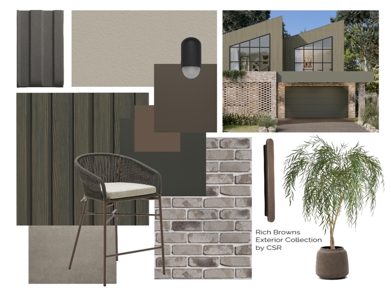 Rich Browns Exterior Collection Interior Design Mood Board by CSR Limited Rich Browns Exterior Collection Interior Design Mood Board by CSR Limited