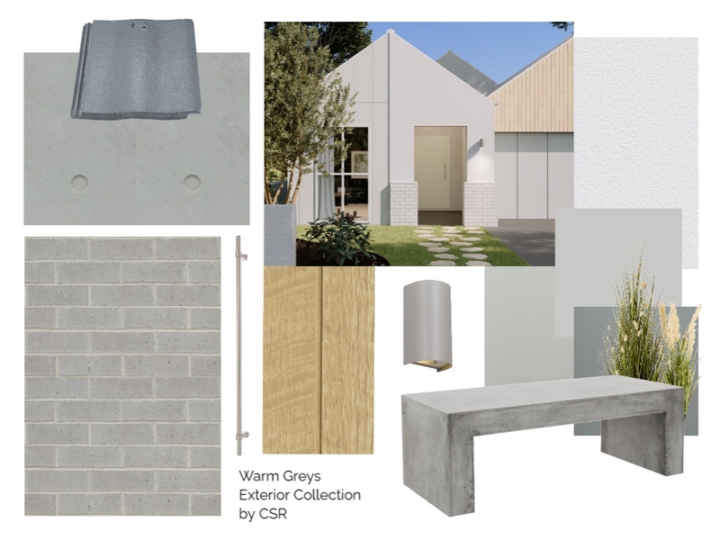 Warm Greys Exterior Collection Interior Design Mood Board by CSR Limited Warm Greys Exterior Collection Interior Design Mood Board by CSR Limited