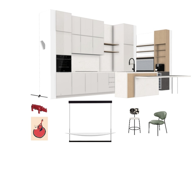 Kichen & Dinning Interior Design Mood Board by Baiba