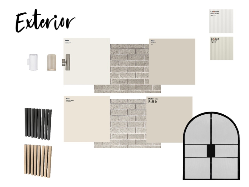 Bexley Exterior Interior Design Mood Board by arcella