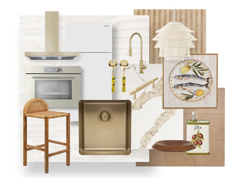 Mediterranean Kitchen Interior Design Mood Board by Genevieve Erougian Mediterranean Kitchen Interior Design Mood Board by Genevieve Erougian