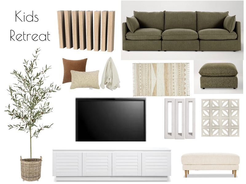 Erin Kids retreat Interior Design Mood Board by Style by Sisters Erin Kids retreat Interior Design Mood Board by Style by Sisters