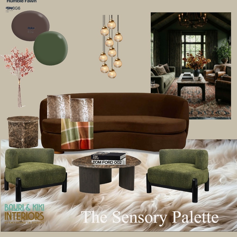 The Sensory Palette Interior Design Mood Board by BAYRI & KIKI INTERIORS