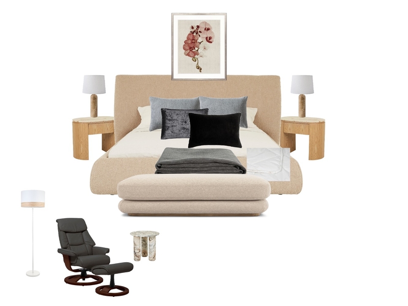Styling AT2 Master Bedroom Interior Design Mood Board by S.W. Styling AT2 Master Bedroom Interior Design Mood Board by S.W.