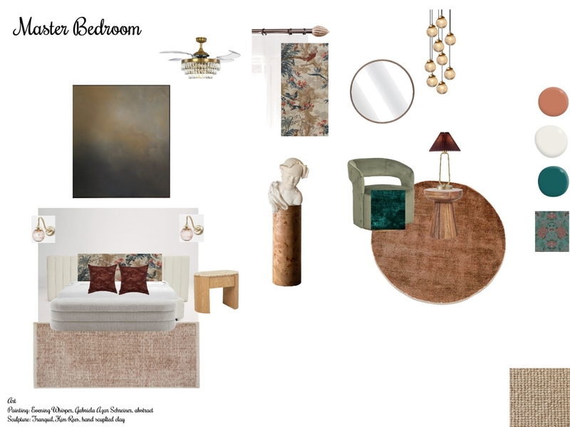 Master Bedroom Interior Design Mood Board by bel designs Master Bedroom Interior Design Mood Board by bel designs
