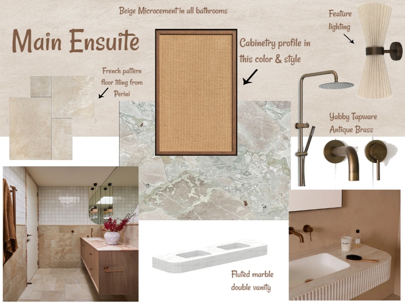 Eliza Bay Main Ensuite Interior Design Mood Board by ash.lauren