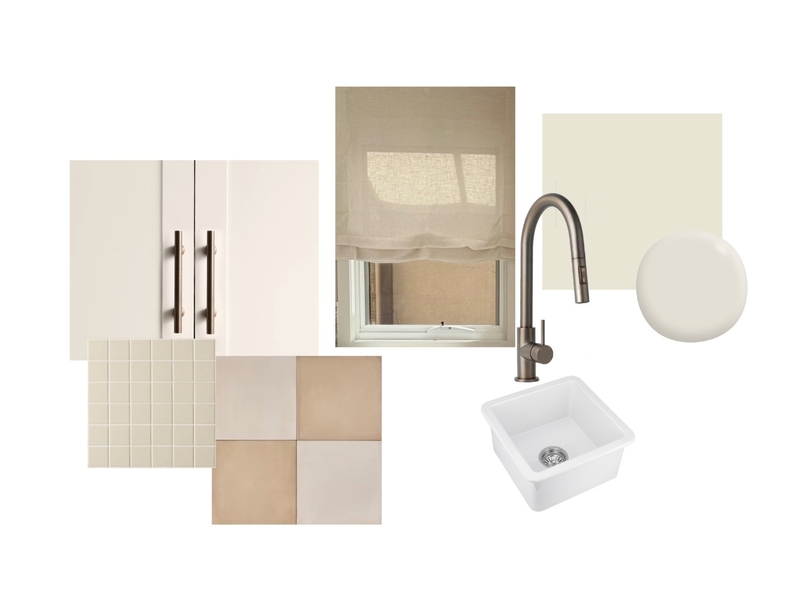 Montrose Laundry - neutral Interior Design Mood Board by Jorja Clair Interiors